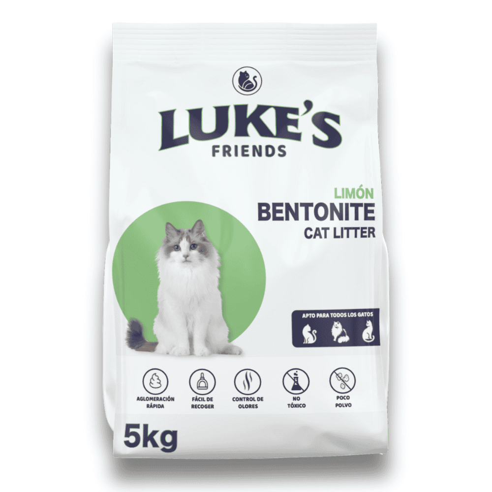 Arena Premium para Gatos de 5kg - Fragancia Lavanda, Natural y Biodegradable